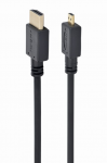 Cable HDMI to micro HDMI 3.0m GEMBIRD CC-HDMID-10 male-male V2.0 Black