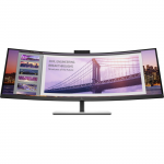 43.4" HP S430c Black/Silver (Curved VA LED UHD 3840x1200 5ms 3000:1 300cd HDMI DP 4xUSB3.0 2xType-C 1xAudio Webcam)