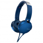 Headphones Sony MDR-XB550AP with Mic 4pin 1x3.5mm Blue