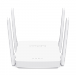 Wireless Router MERCUSYS AC10  AC1200 Dual Band  (867Mbps/5Ghz 300Mbps/2.4Ghz 802.11ac/a/b/g/n 1xWAN 2xLAN 4 Antennas)