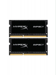 SODIMM DDR3L 16GB (Kit of 2x8GB) Kingston HyperX Impact Black HX318LS11IBK2/16 (1866MHz PC14900 CL11 1.35V)