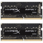 SODIMM DDR4 32GB (Kit of 2x16GB) Kingston HyperX Impact Black HX426S16IB2K2/32 (2666MHz PC21300 CL16 1.2V)