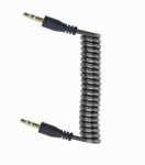 Audio Cable AUX 1.8m Cablexpert CCA-405-6 spiral cable Black