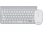 Keyboard & Mouse Qumo Paragon White Wireless USB