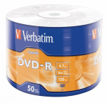 DVD-R VERBATIM DataLife NON-AZO MATT SILVER 4.7GB 16x Wrapped 50pcs