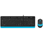 Keyboard & Mouse A4Tech F1010 Black-Blue USB