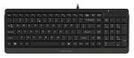 Keyboard A4Tech FK15 Multimedia Black USB