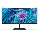 34.0" PHILIPS 346E2CUAE Black (VA-Curved LED 3440x1440 1ms 300cd Mega-DCR DP HDMI USB Speakers)