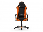 Gaming Chair DXRacer Racing GC-R0-NO-Z1 Black/Orange (Max Weight/Height 150kg/165-195cm PU Leather)