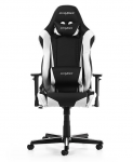 Gaming Chair DXRacer Racing GC-R0-NW-Z1 Black/White (Max Weight/Height 150kg/165-195cm PU Leather)