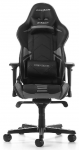 Gaming Chair DXRacer Racing PRO GC-R131-NV-V2 Black/Grey (Max Weight Height 115kg/165-195cm Carbon Look Vinyl & PU)