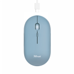 Mouse Trust Puck Rechargeable Bluetooth Wireless Blue