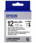 Tape Epson C53S654025 LK4WBH Heat Resistant Blk/Wht 12mm/2m