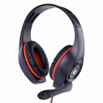 Headphones Gembird GHS-05-R Black-Red Gaming