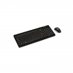 Keyboard & Mouse Canyon W3 Multimedia Wireless Black USB
