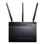 Wireless Router ASUS RT-AX68U (Dual-Band Wireless-AX2700 WAN:1xRJ45 LAN: 4x10/100/1000 USB3.0)