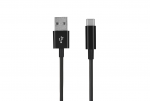 Cable Type-C to USB 1.0m 2E 2E-CCTAB-BL Black