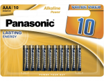 Battery Panasonic Alkaline Power LR03REB/10BW AAA 10-Blisterpack