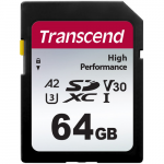 64GB SDXC Card Transcend Class 10 TS64GSDC330S (R/W:100/60MB/s)