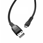 Cable Type-C to USB 1.2m Hoco S6 Sentinel Black with display