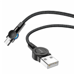 Cable micro USB to USB 1.2m Hoco S8 Magnetic Black