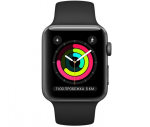 Apple Watch Series 3 38mm MTF02 Space Grey with Black Sport Band
