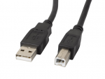Cable USB to USB Type B 1.8m LANBERG CA-USBA-11CC-0018-BK Black