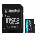 256GB microSDXC Kingston SDCG3/256GB Canvas Cangas Go! Plus (Class 10 UHS-I 170MB/s)