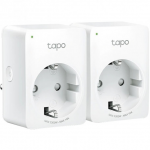 Smart Power Socket TP-LINK Tapo P100 Wi-Fi Remote Access Voice Control (2-pack)