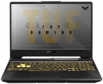 Notebook ASUS TUF FA506QM Black (15.6" FHD AMD Ryzen 7 5800H 16Gb SSD 512GB Refresh Rate 144Hz RTX3060 6GB DOS)