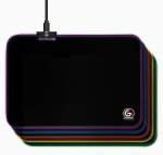 Mouse Pad Gembird MP-GAMELED-M Gaming Medium RGB Black