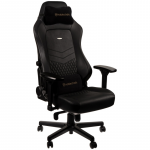 Gaming Chair Noble Hero NBL-HRO-RL-BLA Black (Max Weight/Height 150kg/165-190cm Leather)