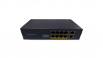 Switch Lanitron LSS1710PG (8-PoE port 10/100Mbps + 2-Port 10/100/1000Mbps 96W up to 250 m)