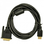 Cable HDMI to DVI 3.0m AKYGA AK-AV-13 male-male Golden plated Black
