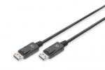 Cable DP to DP 1.0m ASSMANN AK-340100-010-S male-male Black