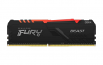 DDR4 16GB Kingston FURY Beast RGB Black KF432C16BB1A/16 (3200MHz PC4-25600 CL16 1.35V)