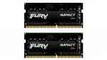 SODIMM DDR4 16GB (Kit of 2x8GB) Kingston FURY Impact KF432S20IBK2/16 Bulk (3200MHz PC4-25600 CL20 1.2V)