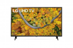 43" LED TV LG 43UP76006LC Black (3840x2160 UHD SMART TV Active HDR 2xHDMI 1xUSB Wi-Fi Lan Bluetooth Speakers 2x10W)