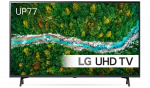 50" LED TV LG 50UP77006LB Black (IPS 3840x2160 UHD SMART TV 2xHDMI 1xUSB WiFi Lan Bluetooth Speakers 2x10W)