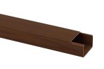 Пластиковый канал размер 16 х 16мм Цвет:коричневый Длина отреза 2 метра, цена за 1 метр (в упаковке 60м)