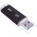 16GB USB Flash Drive Silicon Power Blaze B02 Black USB3.2