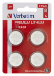 Battery Verbatim Lithium CR2430 3V Blister-4 VER_49534