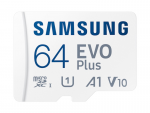 64GB microSDXC Samsung EVO Plus MB-MC64KA (Class 10 UHS-I U1 with SD adapter R:130MB/s)