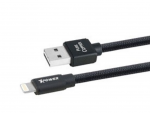 Cable Lightning to USB 1.0m Xpower Nylon Black