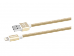 Cable Lightning to USB 1.0m Xpower Nylon Gold