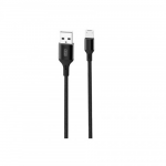 Cable Micro-USB to USB 2.0m XO Braided NB143 Black