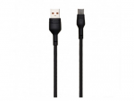 Cable Type-C to USB 1.0m XO Braided NB55 Black