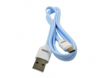 Cable Type-C to USB 1.0m XO Flat NB150 Blue