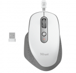 Mouse Trust Ozaa Wireless Rechargeable White