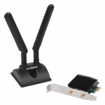 Wireless LAN Adapter EDIMAX EW-7833AXP AX3000 Dual Band 2.4/5GHz 3000Mbps Bluetooth 5.0 PCI-E